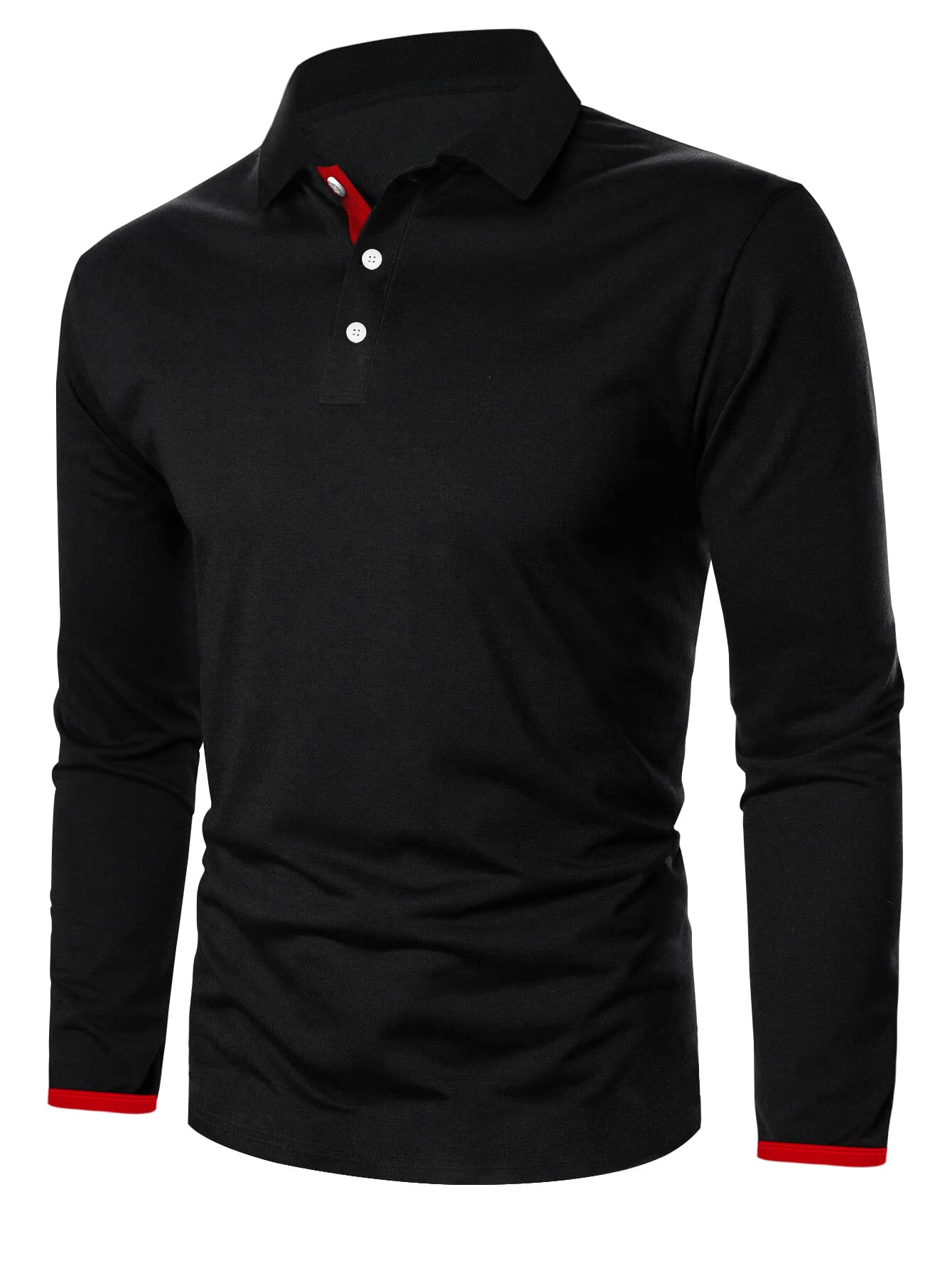 Camisa Polo para Hombre de Corte Clásico con Detalles en Contraste - Ideal para Ocasiones Casual y Formales