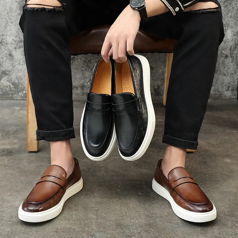 Zapatos elegantes para hombre de diseño moderno y estilo casual