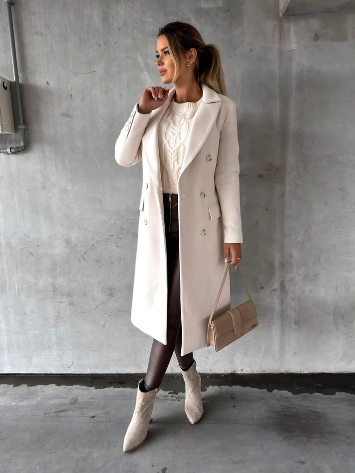 Abrigo Casual Elegante para Mujer – Perfecto para Otoño e Invierno