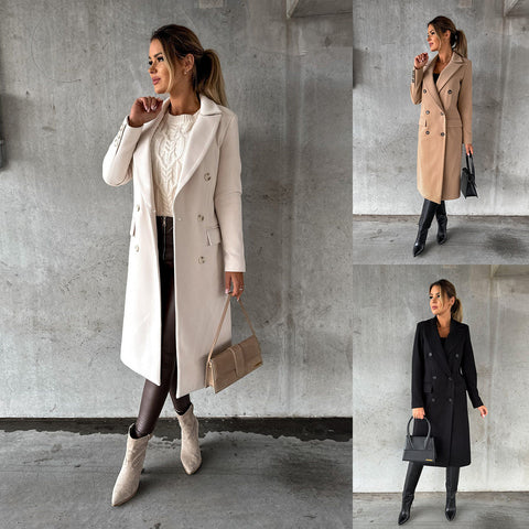 Abrigo Casual Elegante para Mujer – Perfecto para Otoño e Invierno