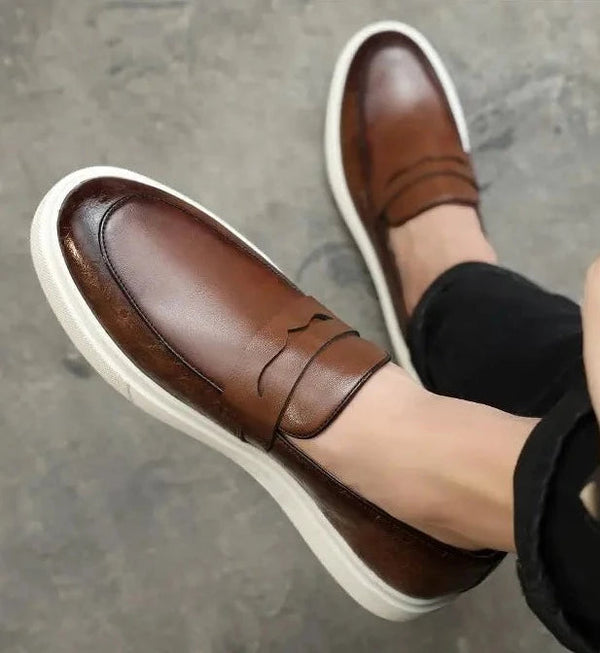 Zapatos elegantes para hombre de diseño moderno y estilo casual